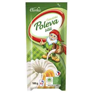 CARLA Cukrářská poleva bílá 100 g
