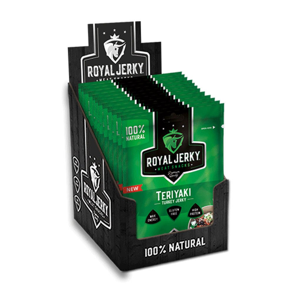 ROYAL JERKY TURKEY TERIYAKI 12x 22g