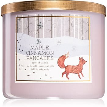 Bath & Body Works Maple Cinnamon Pancakes vonná svíčka I. 411 g