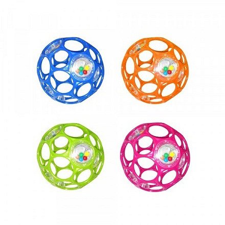 BRIGHTSTARTS Hračka OBALL Rattle 10cm 0m+
