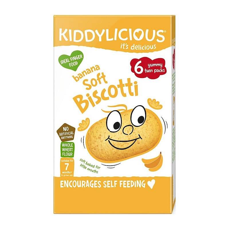 KIDDYLICIOUS Sušenky měkké banánové