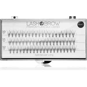 Lash Brow Premium Flare Silk Lashes umělé řasy Spectacular Long 1 ks