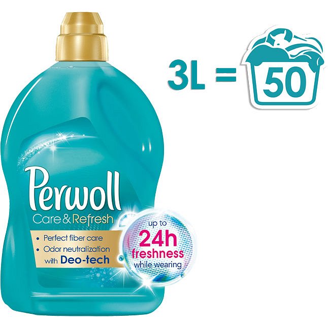 PERWOLL Care & Refresh 3 L (50 dávek) – prací gel