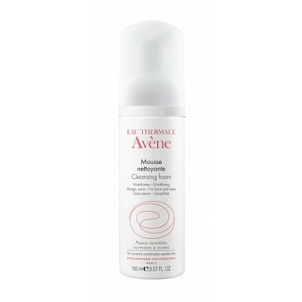 AVENE Mousse nett clar 150ml-čist.pěna zmatňující