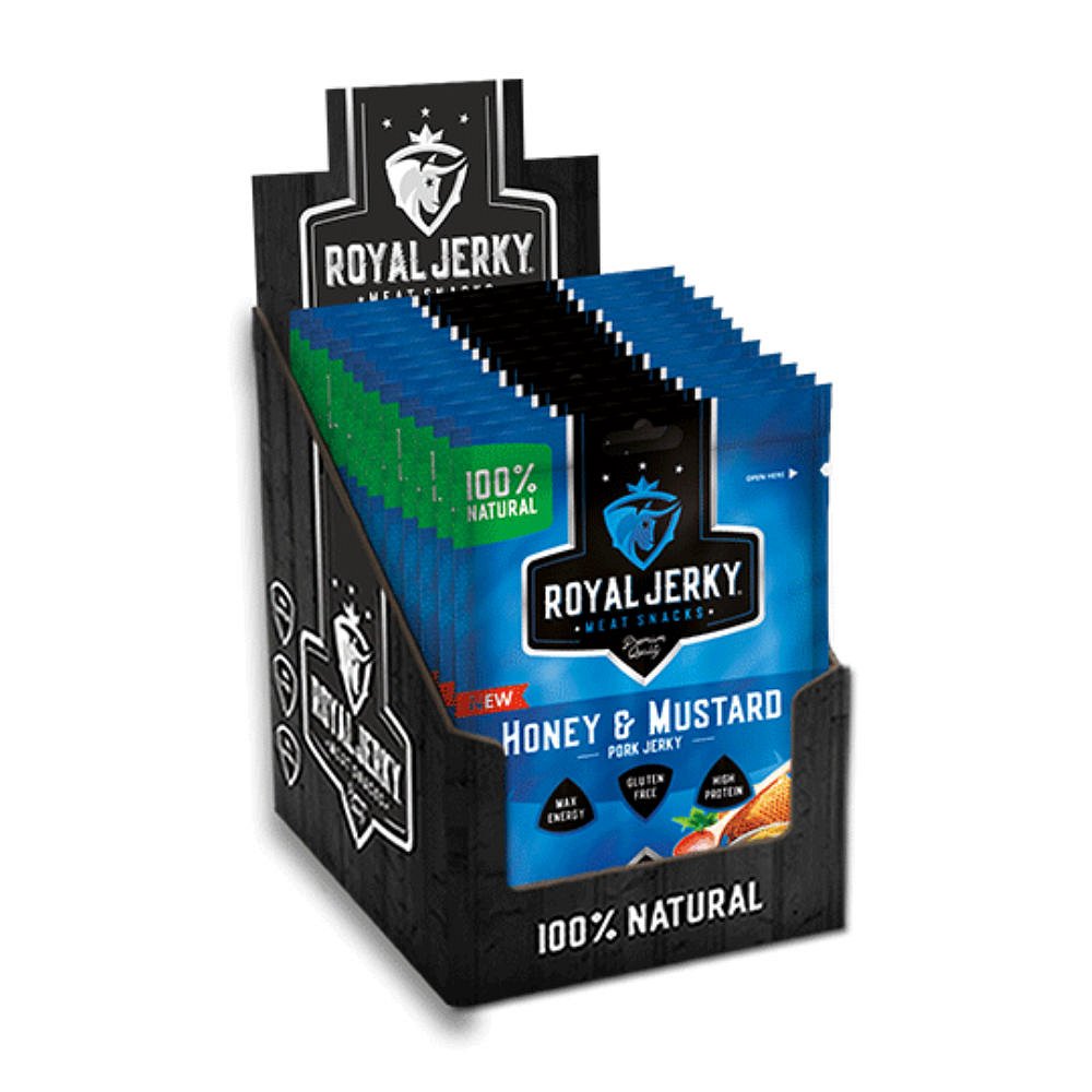 ROYAL JERKY PORK MED&HOŘČICE 12x 22g