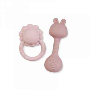 Saro Baby sada chrastítek Tiny Treasures Pink