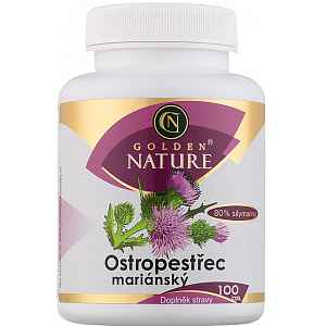 Golden Nature Ostropestřec mariánský 80 % silymarinu 100 tablet