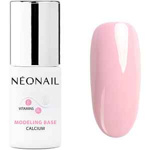NEONAIL Modeling Base Calcium podkladový lak pro gelové nehty s vápníkem odstín Blush Boomer 7,2 ml