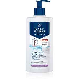 Salt House Dead Sea Therapy Soap-free Washing Gel čisticí gel bez mýdla na tělo, obličej a ruce s jojobovým olejem a ureou 250 ml