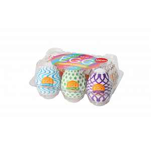 TENGA Eggs Wonder pánský masturbátor sada 6 ks