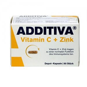 Additiva Vitamin C + zinek cps 60