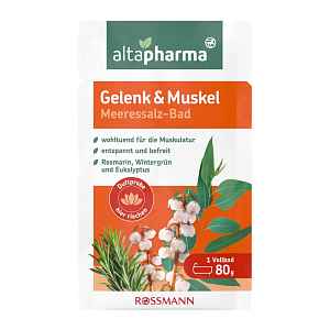 altapharma Mořská sůl do koupele na klouby a svaly 80 g