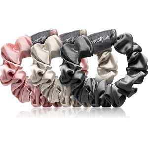 BeastPink Mix Satin gumičky do vlasů
