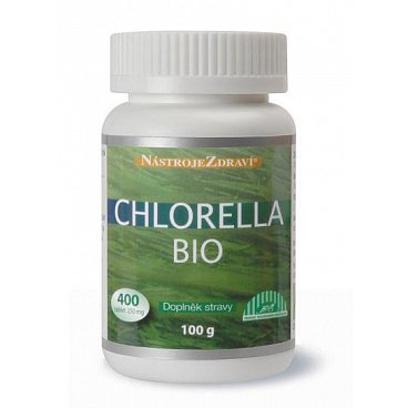 Chlorella BIO 100 g tablety 400 Nástroje Zdraví