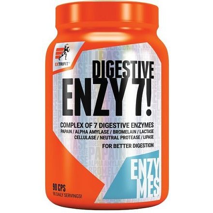 Extrifit Enzy 7! Digestice Enzymes 90 kapslí