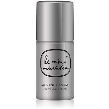 Le Mini Macaron 3X Shine Topcoat vrchní lak na gelové nehty s lesklým efektem  10 ml