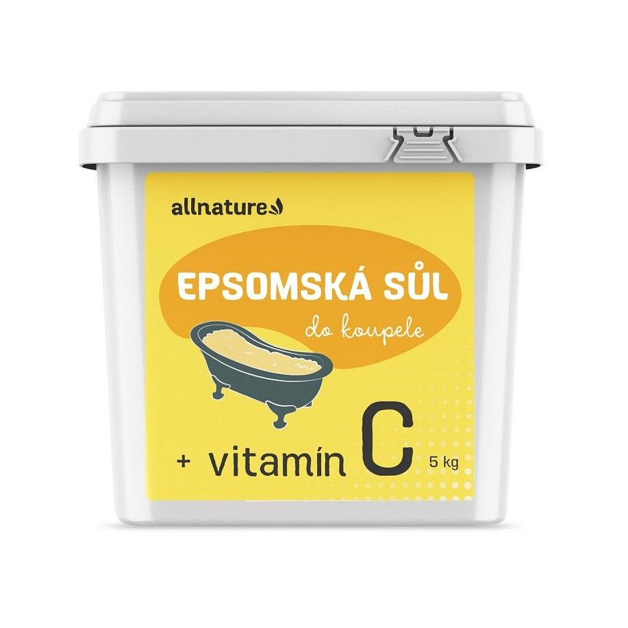 Allnature Epsomská sůl s vitamínem C 5 kg
