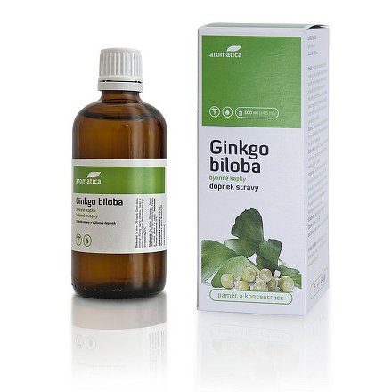 AROMATICA Ginkgo Biloba bylinné kapky 100ml