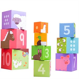 Bigjigs Toys Didaktické kostky čísla