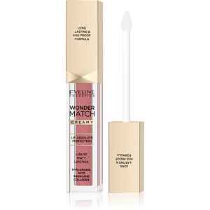 Eveline Cosmetics Wonder Match dlouhotrvající matná tekutá rtěnka s kyselinou hyaluronovou odstín 05 Sweet Nude 6,8 ml