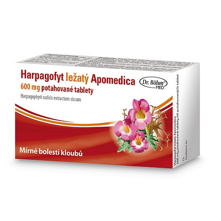 Harpagofyt Ležatý Ampomedica 600 mg potahované tablety