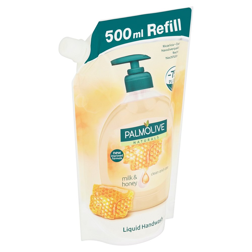 Palmolive tekuté mýdlo,500ml náplň milk&honey