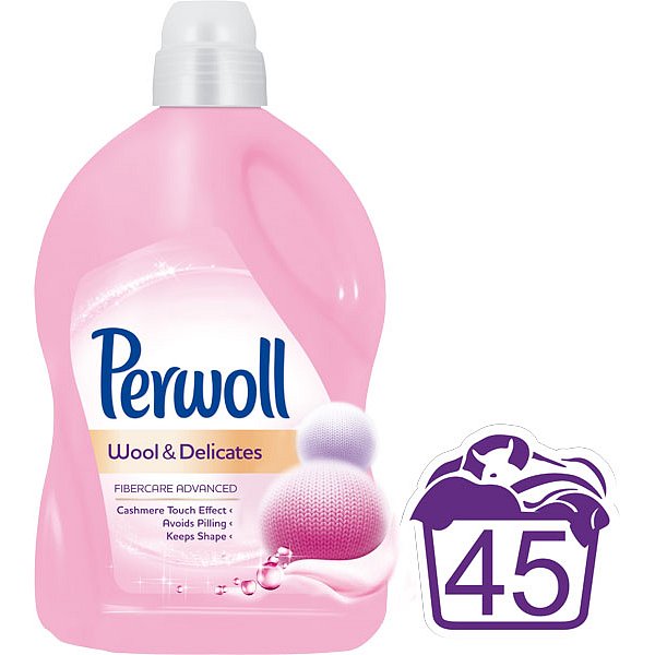 PERWOLL Wool & Delicates 2,7 L (45 dávek) – prací gel