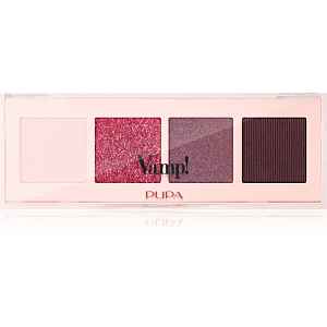 PUPA Milano Vamp! Eyeshadow Palette paletka očních stínů 004 Vibrant Plum 5.2 g