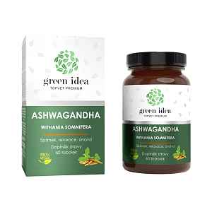 Ashwagandha - 60 kapslí - Green idea