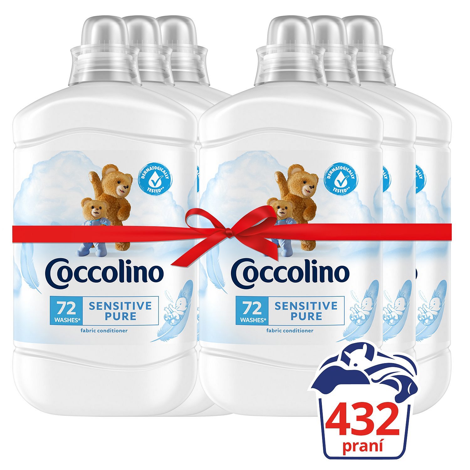 Coccolino Aviváž Sensitive 6x1,8l