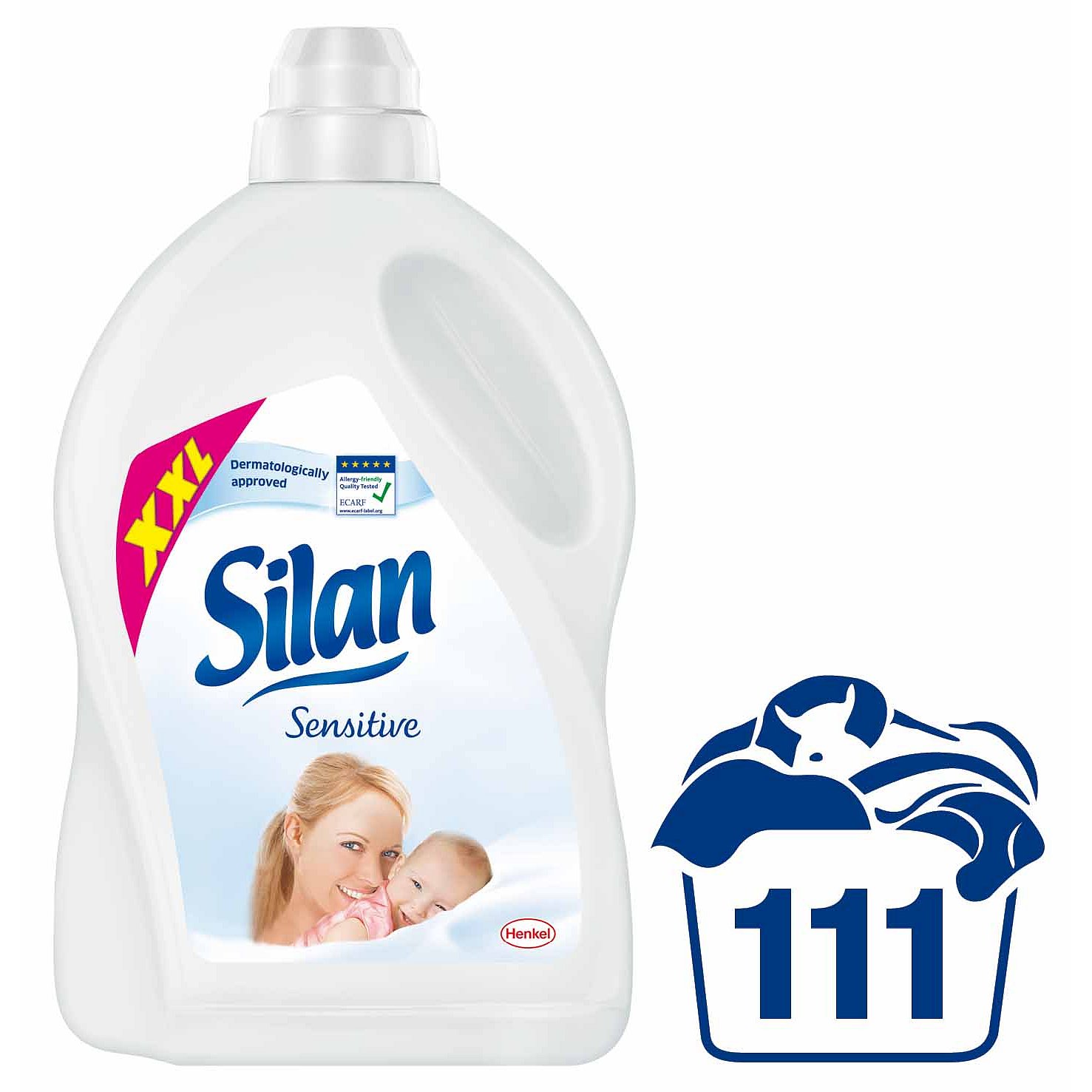 Silan Sensitive aviváž, 111 praní 2,775 l