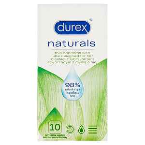 Durex Naturals kondomy 10 ks