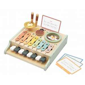 2Kids Toys Motorická hudební hračka 5v1 – xylofon, klávesy, činel