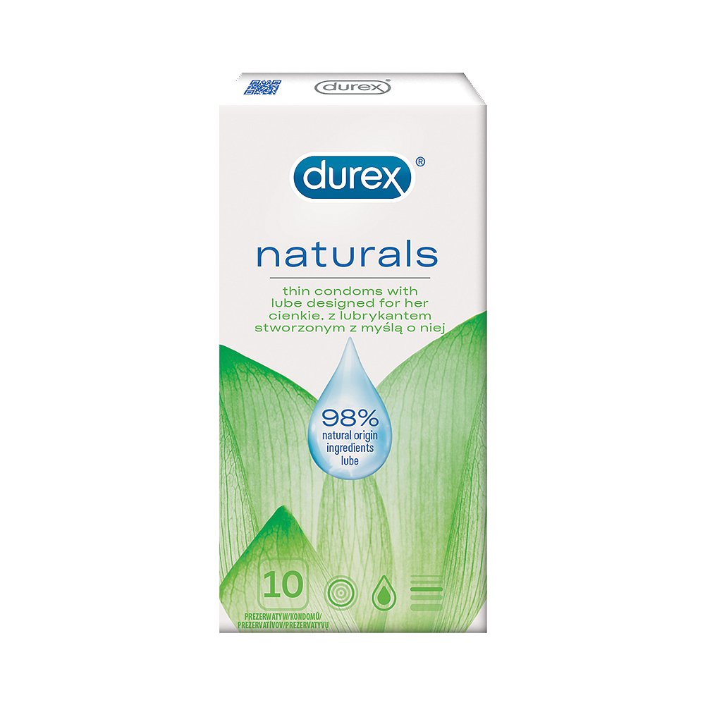 Durex Naturals kondomy 10 ks