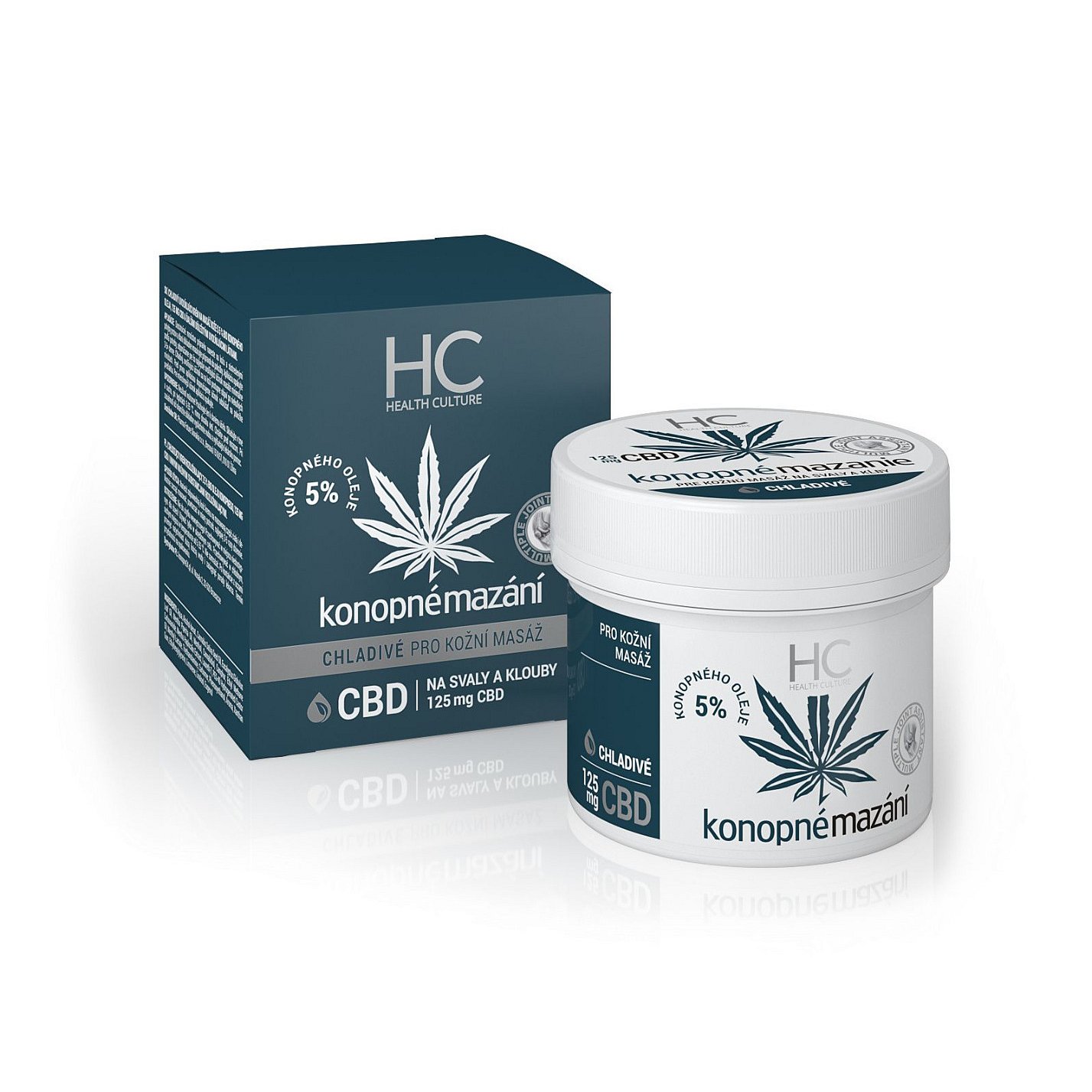 Health Culture CBD konopné mazání chladivé 125 ml