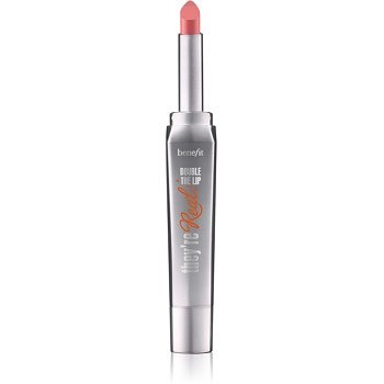 Benefit They're Real! Double The Lip rtěnka pro plné rty odstín Nude Scandal/Pinky Nude 1,5 g
