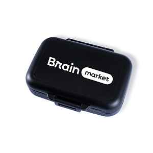 BrainMarket Zásobník na kapsle, černý