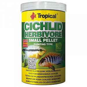 Tropical Cichlid Herbivore Small Pellet 1000ml/360g krmivo pro býložravé cichlidy