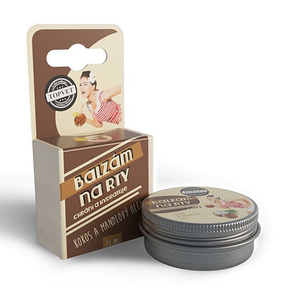Balzám na rty KOKOS A MANDLOVÝ OLEJ 15 ml