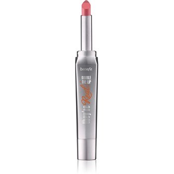 Benefit They're Real! Double The Lip rtěnka pro plné rty odstín Lusty Rose/Rosy Neutral 1,5 g