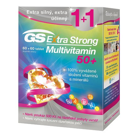 GS Extra Strong Multivitamin 50+ tbl.60+60