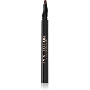 Makeup Revolution Bushy Brow tužka na obočí odstín Medium Brown 0,5 ml
