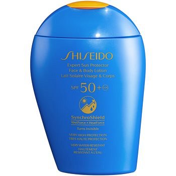 Shiseido Sun Care Expert Sun Protector Face & Body Lotion opalovací mléko na obličej a tělo SPF 50+ 150 ml