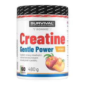 Survival Creatine Monohydrate Gentle Power 480 g broskev