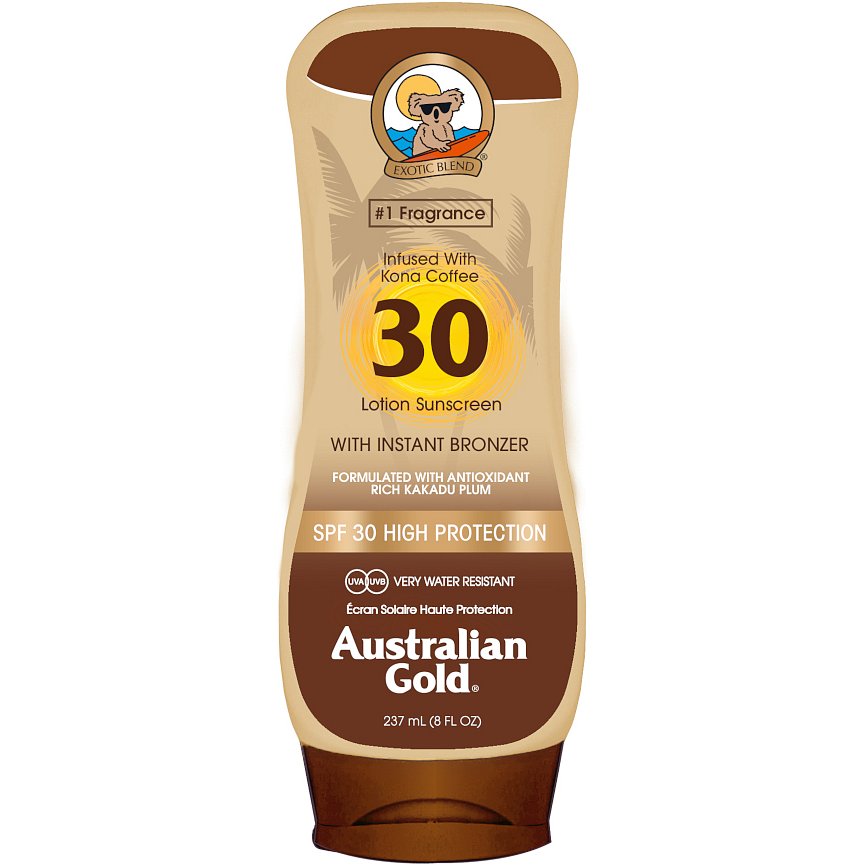 Australian Gold Lotion + Bronzer SPF30 237ml