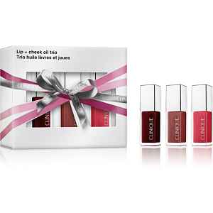 Clinique Holiday Lip + Cheek Oil Trio Set dárková sada na rty