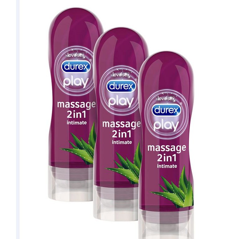 DUREX Play Masážní gel 2v1 - Aloe Vera 200ml, 2+1