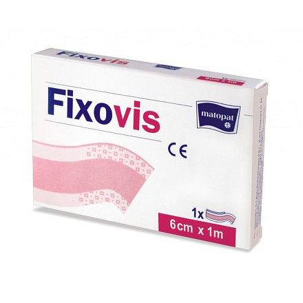 Fixovis 6cm x 1m textilní náplast na rány