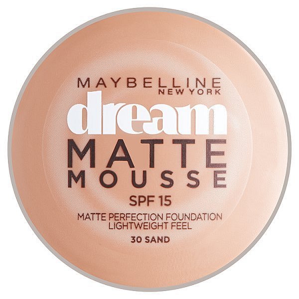 Maybelline NY Dream Matte Mousse, make-up v lehké pěně 30 Sand