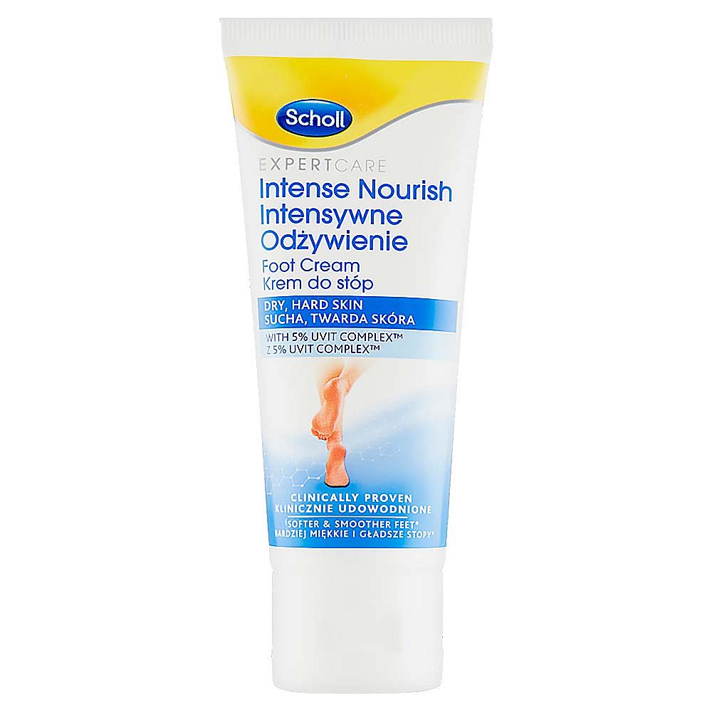 SCHOLL Expert Care intenzivní výživa zjemňující krém na chodidla 75 ml